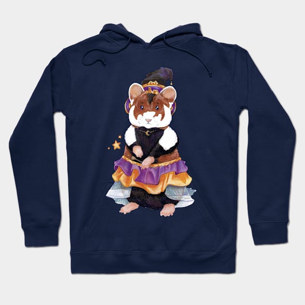 Witchy Hamster Hoodie by FishWithATopHat